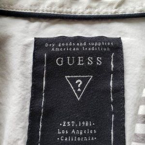 Guess Brand Slim Fit Mens long sleeved shirt, size Medium